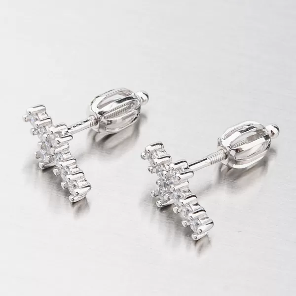 Náušnice so zirkónmi kôstky UPST-121528S