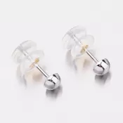 Zlaté náušnice kôstky 52GZ-5004B