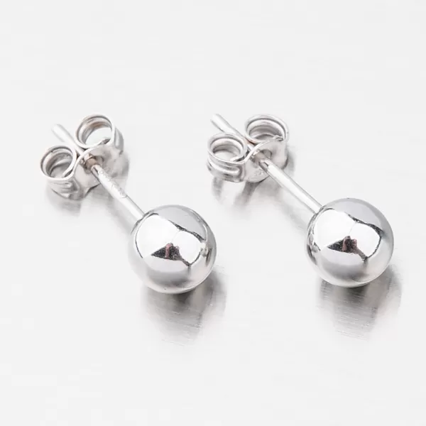 Zlaté náušnice kôstky 5 mm 148P-121082