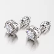 Náušnice so zirkónmi UPST-121610S