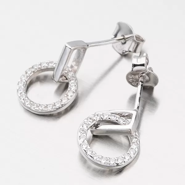 Náušnice so zirkónmi UPST-122117