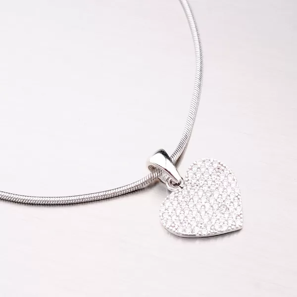 Strieborný prívesok srdca GLM13-026