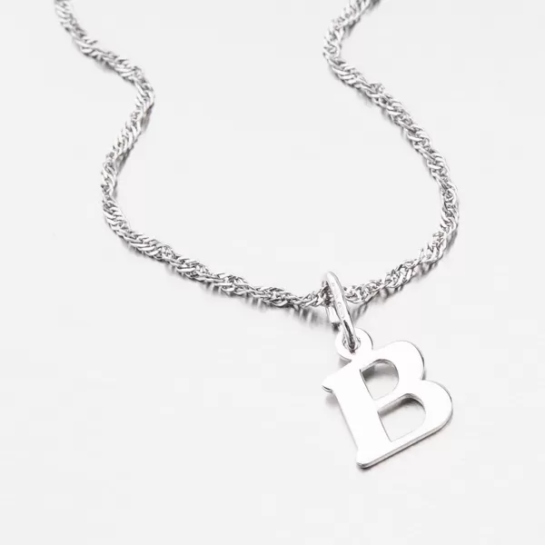 Strieborné písmenko B M5111B