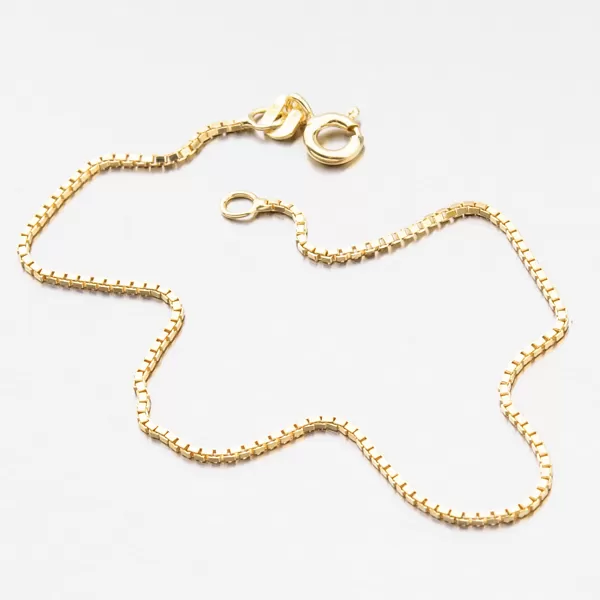 Strieborná pozlátená retiazka Venezia CHRS-16-019-D/C-AU