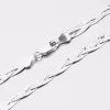 Strieborný pletený náhrdelník CHRS-02-3B-040