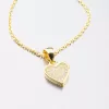 Pozlátený prívesok v tvare srdca P-S1803482-1905-SLX
