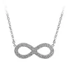 Oceľový náhrdelník nekonečno MNCP15-831-A