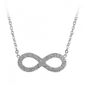 Oceľový náhrdelník nekonečno MNCP15-831-A