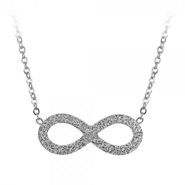 Oceľový náhrdelník nekonečno MNCP15-831-A