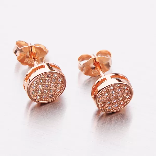 Kôstky vo farbe ružového zlata E-S1900706-1905-SLX