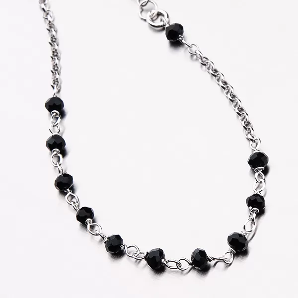 Strieborný náramok s krížikom a kryštálmi B1900754-1802-SLX