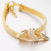 Pozlátený náramok - striebro 925 B1903763-2196-SLX