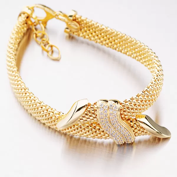 Pozlátený náramok - striebro 925 B1903763-2196-SLX