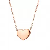 Oceľový náhrdelník so srdcom MNCN15-131-C