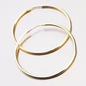 Pozlátené hladké kruhy E1903450-1234-SLX