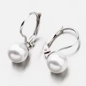 Náušnice podložky s Pearl E2301433-1905-SLX