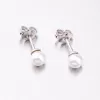 Strieborné náušnice s perlom E2301470-2224-SLX