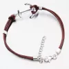 Náramok s kotvou v hnedej farbe B1502302-0940-SLX