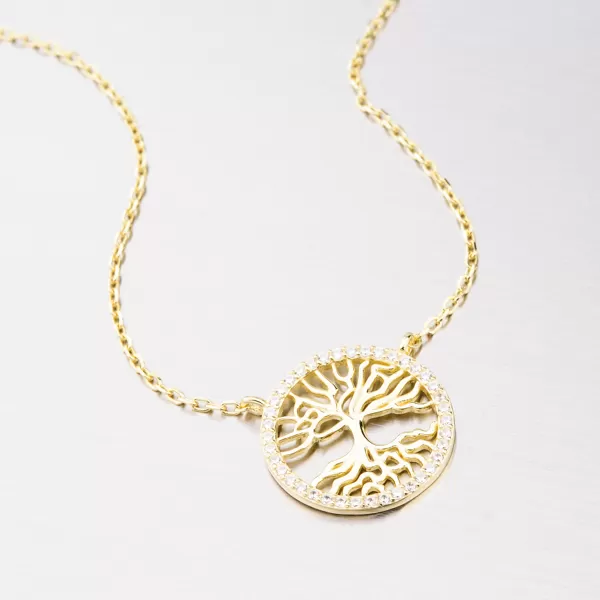 Strieborný náhrdelník strom života PKL-5008