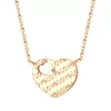 Oceľový náhrdelník so srdiečkom MNCP15-521-C