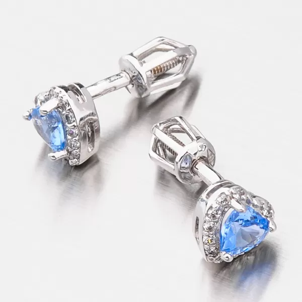 Dámske napichovacie náušnice zo žltého zlata 585 52GZ-8015BMB-SR