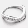 Strieborný prsteň so zirkónmi GST-11230