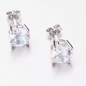 Žiarivé strieborné kôstky E1603697-1905-SLX