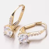 Náušnice zdobené zirkónmi PKL22-001