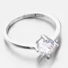 Strieborný prsteň so zirkónom GST-11238