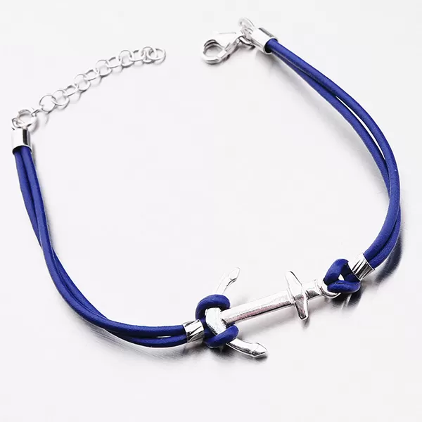 Náramok s kotvou v modrej farbe B1502299-0940-SLX