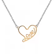 Náhrdelník s príveskom v tvare srdca MNN15-020G-C