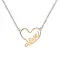 Náhrdelník s príveskom v tvare srdca MNN15-020G-C