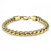 Náramok pre mužov z ocele vo farbe žltého zlata SSBHBJ-140760-GD