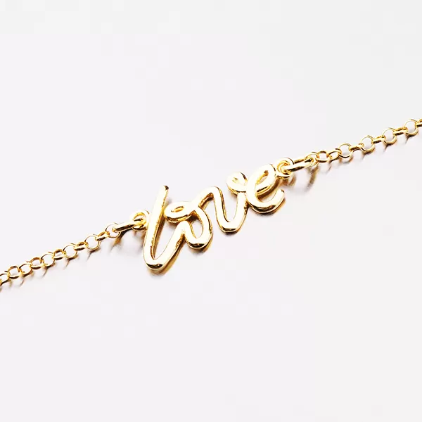 Náramok s nápisom love B1403075-0019-SLX