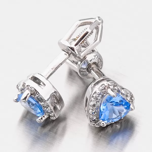 Dámske napichovacie náušnice zo žltého zlata 585 52GZ-8015BMB-SR