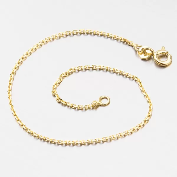 Strieborný pozlátený náramok Anker CHRS-19-040-D/C-AU