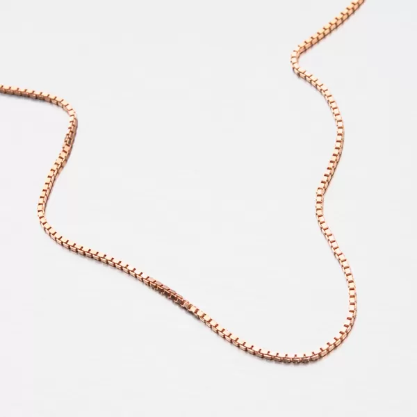 Strieborná ružovo pozlátená retiazka Venezia CHRS-16-019-D/C-CV