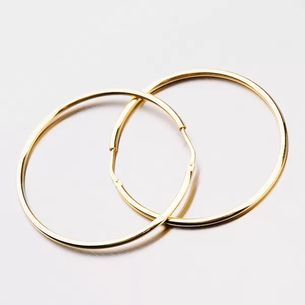 Pozlátené hladké kruhy E1903450-1234-SLX