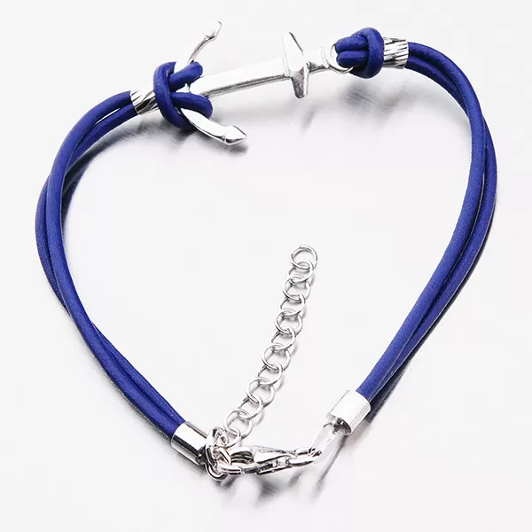 Náramok s kotvou v modrej farbe B1502299-0940-SLX