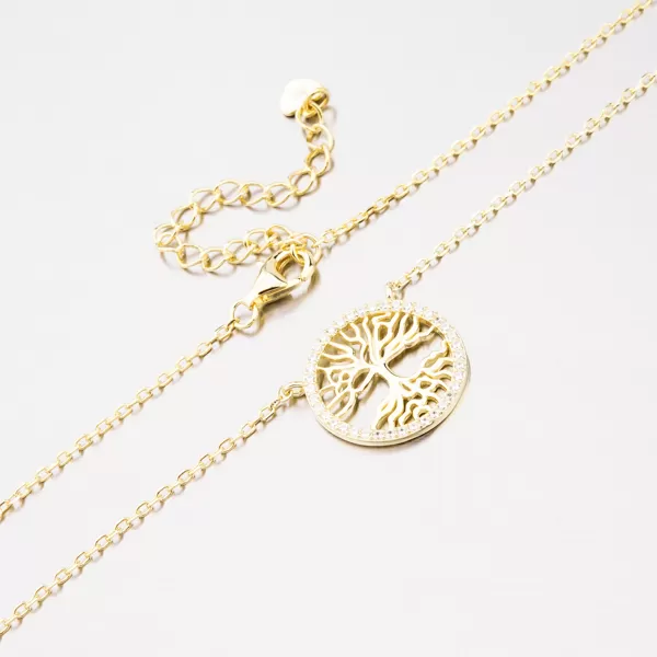 Strieborný náhrdelník strom života PKL-5008