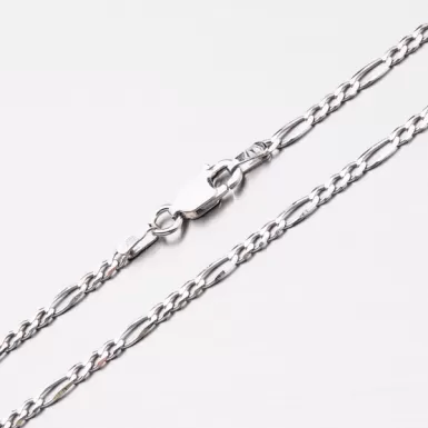 Retiazka striebro 925 Figaro 3+1 CHRS-073-060-FLAT