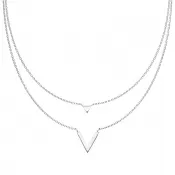 Oceľový dvojitý náhrdelník SNPHBJ-151502-ST