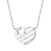 Oceľový náhrdelník so srdiečkom MNCP15-521-A