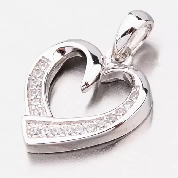 Strieborný prívesok srdca PKL-3060