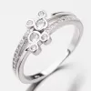 Strieborný prsteň so zirkónmi GST-11439