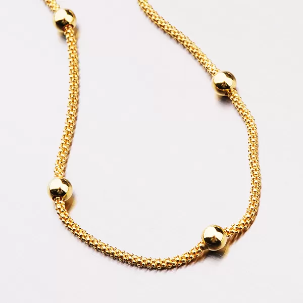 Pozlátený náramok s guličkami B1800984-1264-SLX