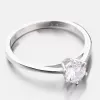 Strieborný prsteň so zirkónom GST-11272