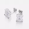 Strieborné kôstky s hranatým zirkónom E1801102-1905-SLX