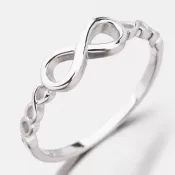 Strieborný prsteň GST-11441