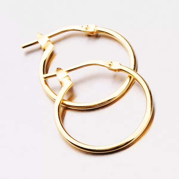 Pozlátené hladké krúžky pre ženy E1903345-1234-SLX